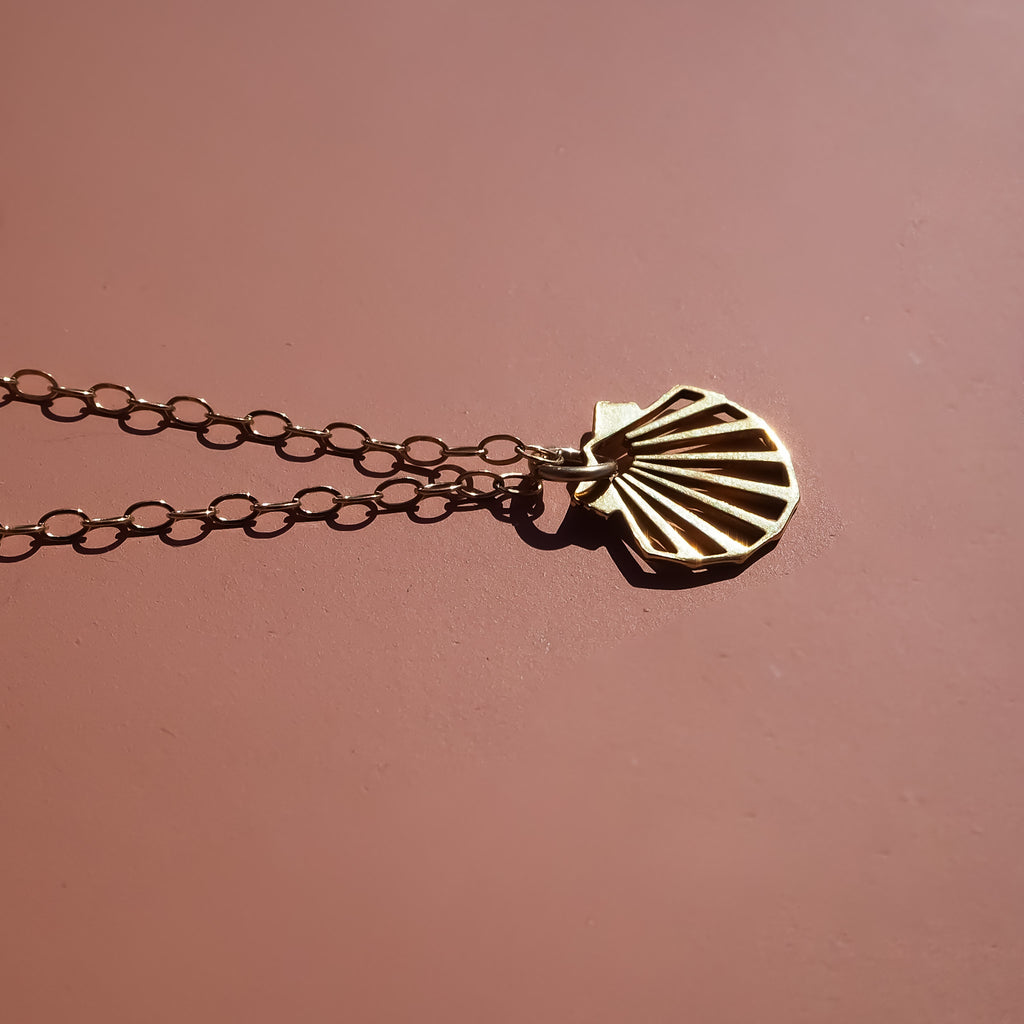 Gold plated Shell Necklace