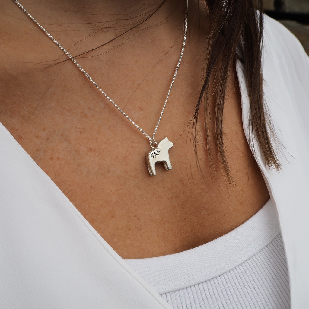 Dala Horse Necklace